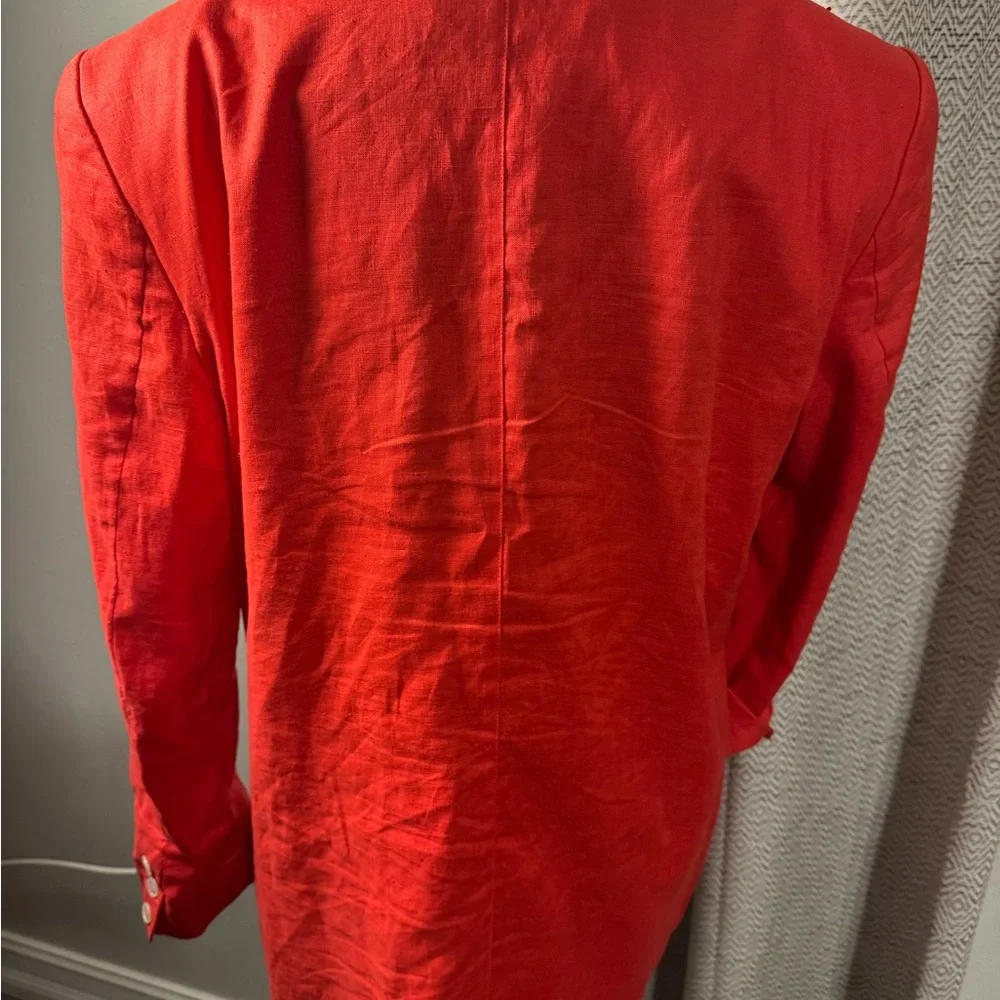 VTG Rare Linen Dior Vibrant Red Women's Blazer🔥 Beautiful